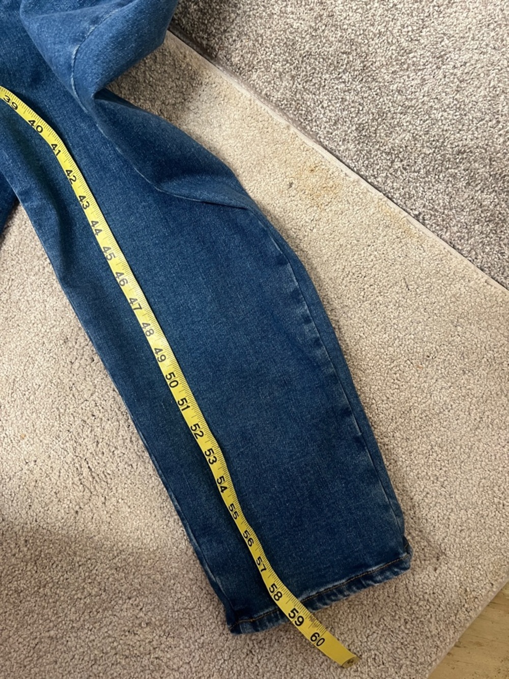 Good American Dark Blue Denim Utility Jumpsuit - Picture 7 of 7